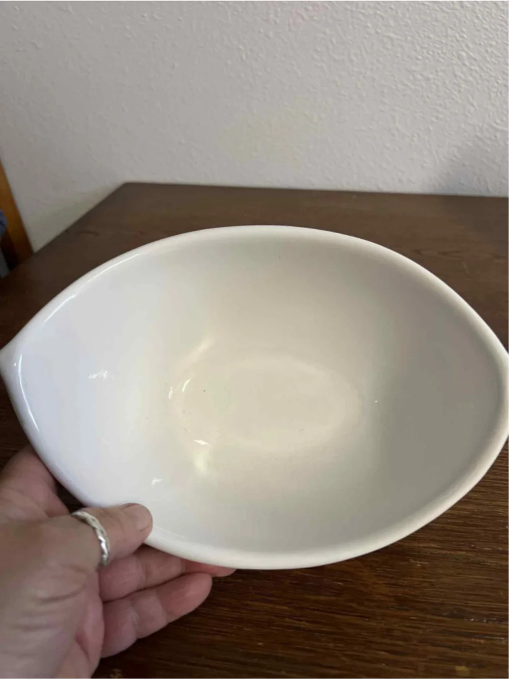 ND Exclusive Off White Antiqued Oliva Olives Bowl Ceramic Kitchen Serving Dish